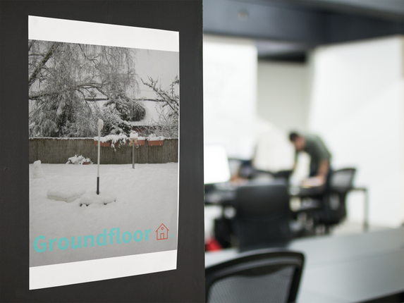 Winter Wonderland Poster with hangers with Groundfloor with House Logo