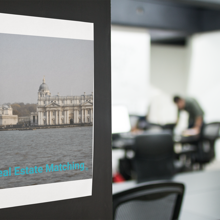 Riverside Beauty Poster with realestatematching without key Logo