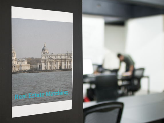 Riverside Beauty Poster with realestatematching without key Logo