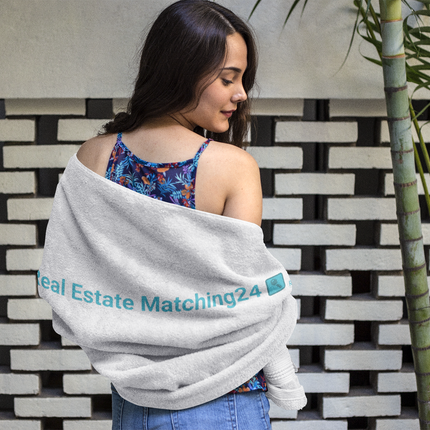 Towel with Real Estate Matching24 Logo