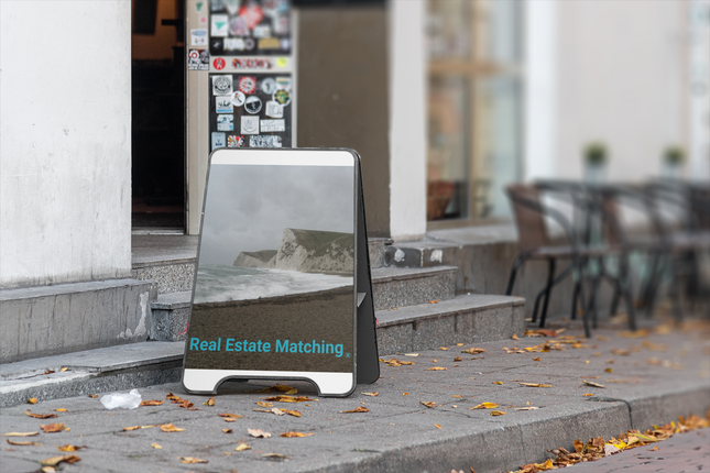 Waves and Sand Photo paper poster with realestatematching without key Logo