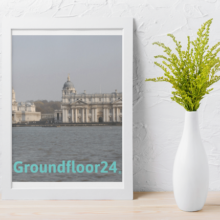 Riverside Beauty Framed canvas with Groundfloor24 without House Logo