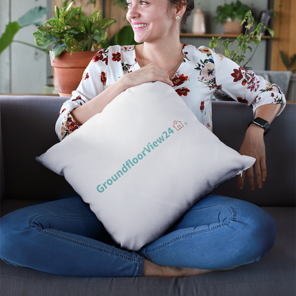 Premium Pillow Case Groundfloorview24 with House