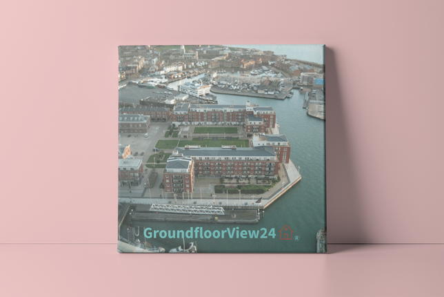 Nice City Photo paper poster with groundfloorview24 with House Logo