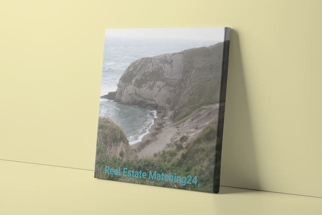 Sea & Hills Photo paper poster with realestatematching24 without key Logo