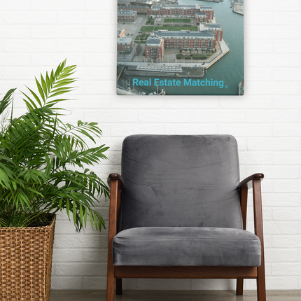 Nice City Framed photo paper poster with realestatematching without key Logo