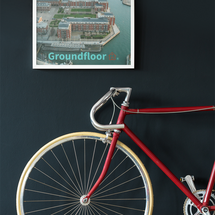 Nice City Poster with Groundfloor with House Logo