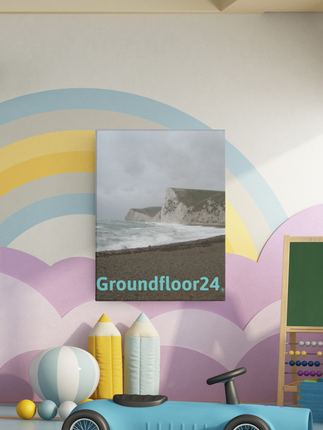 Waves and Sand Canvas with Groundfloor24 without House Logo