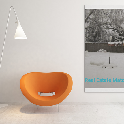 Winter Wonderland Thin canvas with realestatematching with key Logo