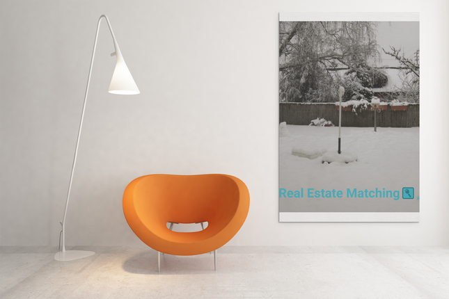 Winter Wonderland Thin canvas with realestatematching with key Logo