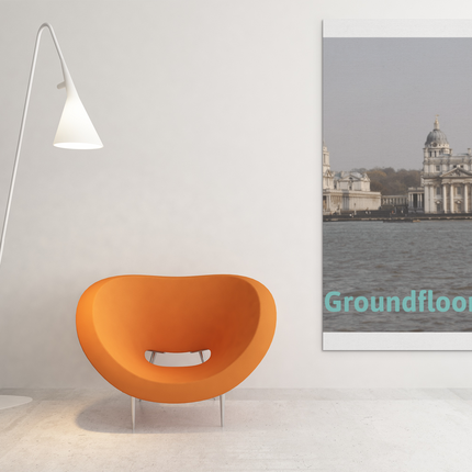Riverside Beauty Poster with Groundfloor24 with House Logo