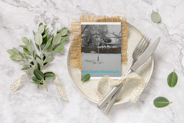 Winter Wonderland Photo paper poster with realestatematching24 without key Logo