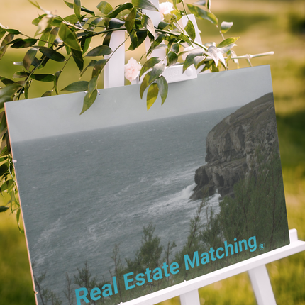 Seaside Serenity Thin canvas with realestatematching without key Logo