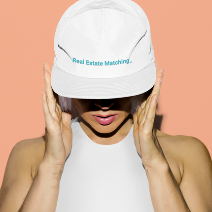 Austria Pastel baseball hat Real Estate Matching with 3 Logos.