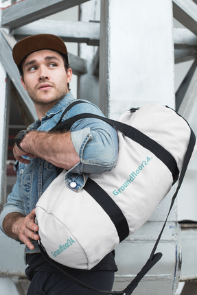 All-over print gym bag with Groundfloor24 Logo