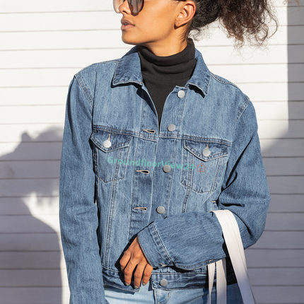 Unisex denim sherpa jacket Groundfloorview24 with House