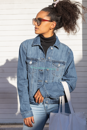 Unisex denim sherpa jacket Groundfloorview24 with House