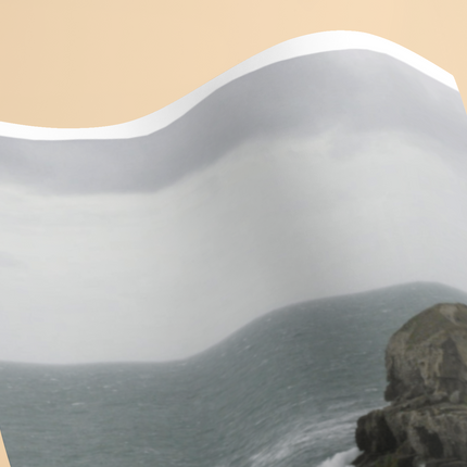 Seaside Serenity Photo paper poster with realestatematching24 without key Logo
