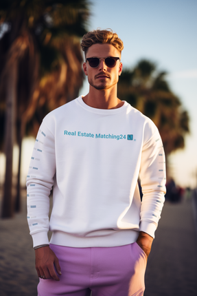 Unisex Sweatshirt with Real Estate Matching24 Logo