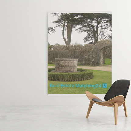 Nature's Wonders Framed canvas with realestatematching24 with key Logo