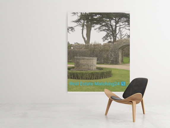 Nature's Wonders Framed canvas with realestatematching24 with key Logo