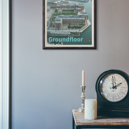 Nice City Canvas with Groundfloor with House Logo
