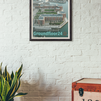 Nice City Canvas with Groundfloor24 with House Logo