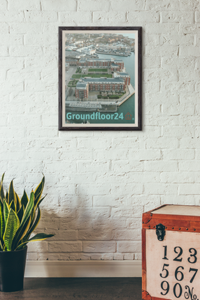 Nice City Canvas with Groundfloor24 with House Logo