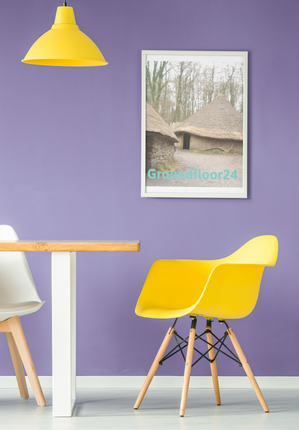 Village Charm Poster with Groundfloor24 without House Logo