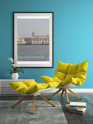 Riverside Beauty Photo paper poster with realestatepartner24 with house Logo