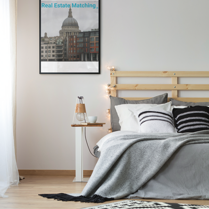 St. Paul's Cathedral Poster with Real Estate Matching Logo