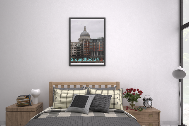 St. Paul's Cathedral Thin canvas with Groundfloor24 Logo