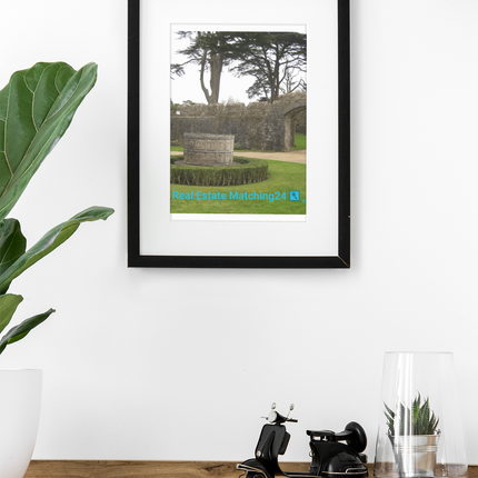 Nature's Wonders Framed photo paper poster with realestatematching24 with key Logo