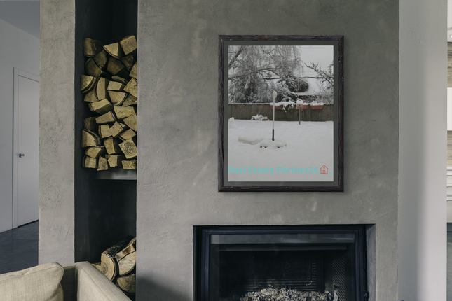 Winter Wonderland Canvas with realestatepartner24 with house Logo