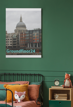 St. Paul's Cathedral Poster with hangers with Groundfloor24 Logo