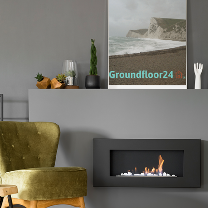 Waves and Sand Canvas with Groundfloor24 with House Logo