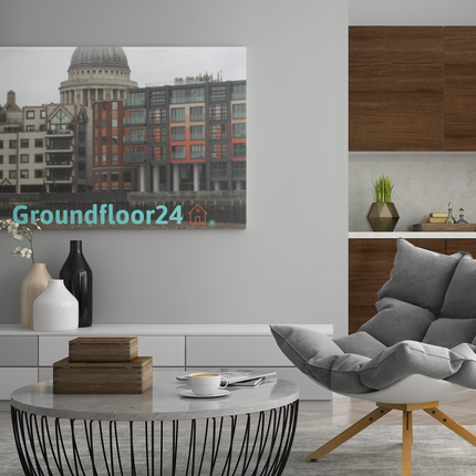 St. Paul's Cathedral Canvas with Groundfloor24 Logo