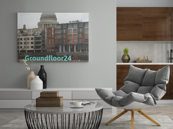 St. Paul's Cathedral Canvas with Groundfloor24 Logo