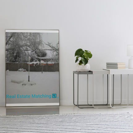 Winter Wonderland Canvas with realestatematching with key Logo