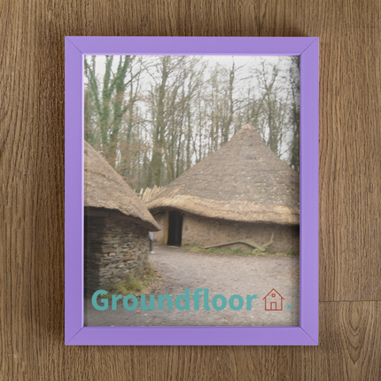Village Charm Canvas with Groundfloor with House Logo