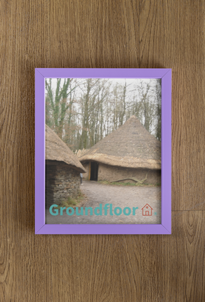 Village Charm Canvas with Groundfloor with House Logo