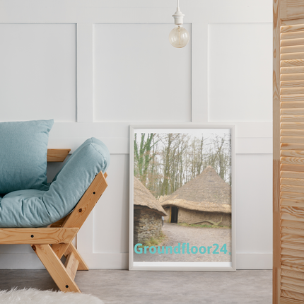 Village Charm Poster with hangers with Groundfloor24 without House Logo