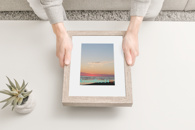 Sunset Sinari Thin canvas with Groundfloor24 Logo
