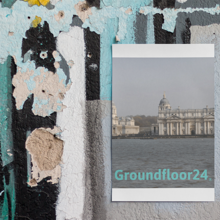 Riverside Beauty Poster with hangers with Groundfloor24 without House Logo