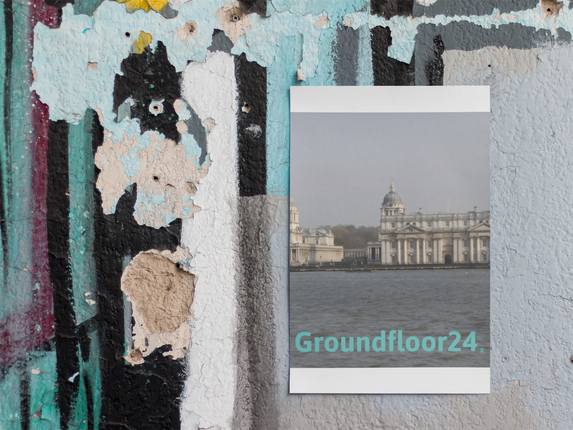 Riverside Beauty Poster with hangers with Groundfloor24 without House Logo