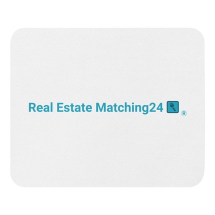 Mouse pad with Real Estate Matching24 Logo