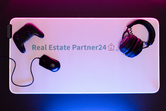 Gaming mouse pad with Real Estate Partner24