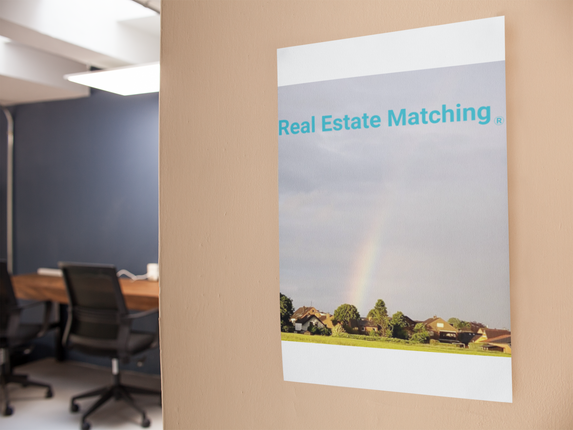 The Rainbow Sinari Photo paper poster with Real Estate Matching Logo