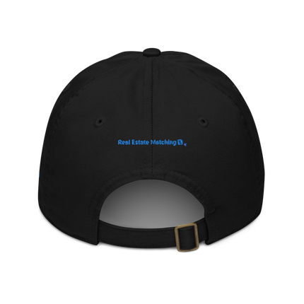 North Macedonia Organic dad hat Real Estate Matching with 3 Logos.