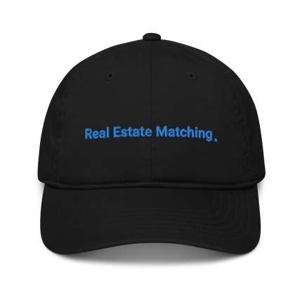 Malta Organic dad hat Real Estate Matching with 3 Logos